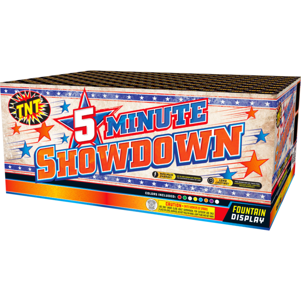 Firework Fountains 5 Minute Showdown