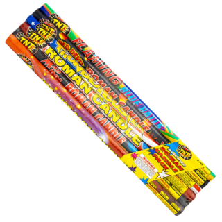 Firework Roman Candles Assorted 6 Pak Candles