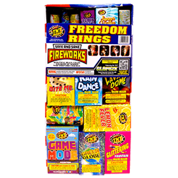 Firework Ground Assortments Freedom Rings