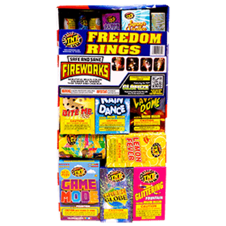 Firework Ground Assortments Freedom Rings