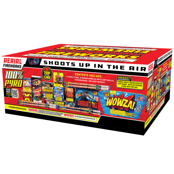 Firework Aerial Assortments 100% Pyro