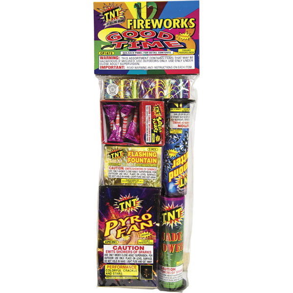 Firework Ground Assortments Good Time Bag