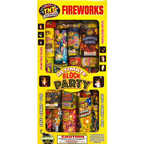 Firework Ground Assortments Ultimate Block Party Usa