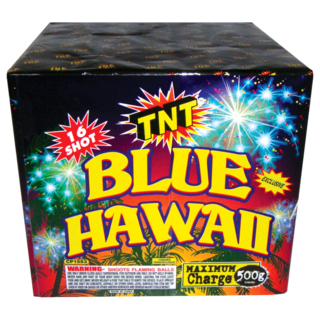 500 Gram Firework Finale Aerials Blue Hawaii