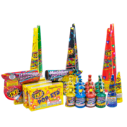 Firework Novelty Assortments Kickin' Party Tube Thumbnail 2