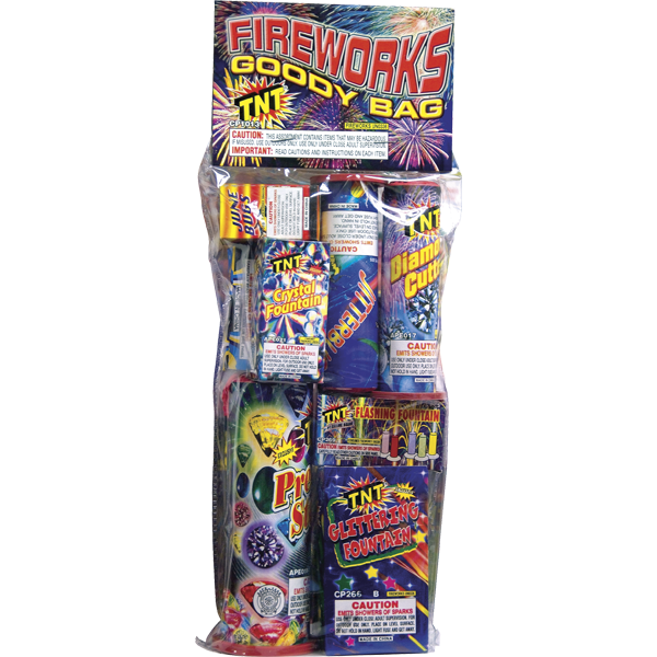 Firework Ground Assortments Goody Polybag   Ss