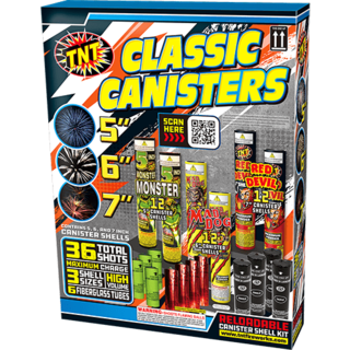 500 Gram Firework Reloadables Classic Canisters