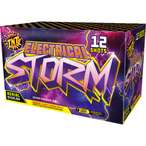 500 Gram Firework Finale Aerials Electrical Storm