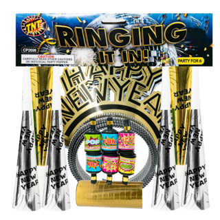 Firework Novelty Assortments Ringing It In Bag