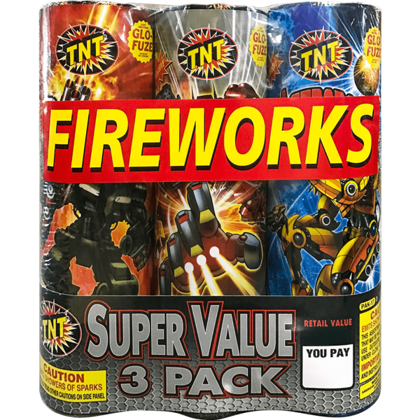 500 Gram Firework Fountains Super Value Pack