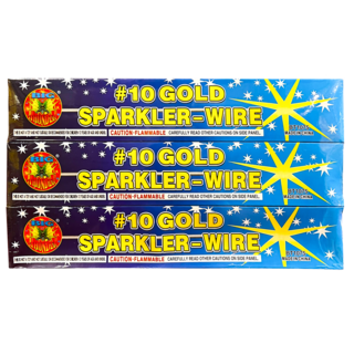 Firework Big Thunder #10 Gold Sparkler Wire