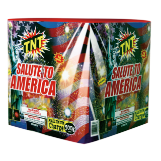 500 Gram Firework Finale Aerials Salute To America 