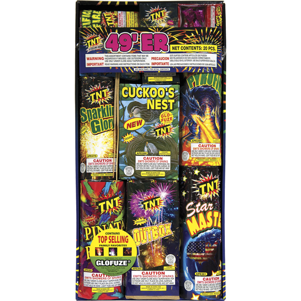 Firework Ground Assortments 49'er