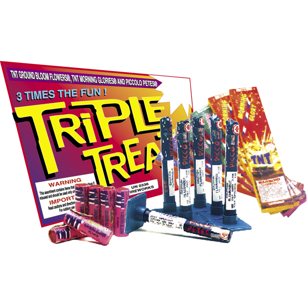 Firework Ground Assortments Triple Treat