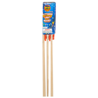 Firework Big Thunder Glittering Light Rocket 6 Pack