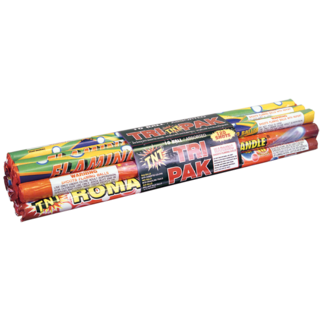 Firework Roman Candles 10 Ball Assorted Tri Pak