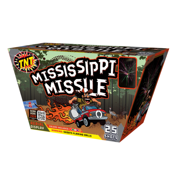 Firework Multi Aerials Mississippi Missile