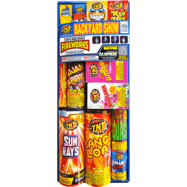 Firework Ground Assortments Backyard Show