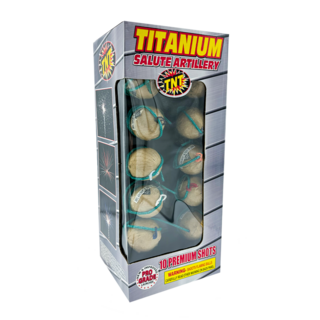 Firework Reloadables Titanium Salute Artillery 10 S