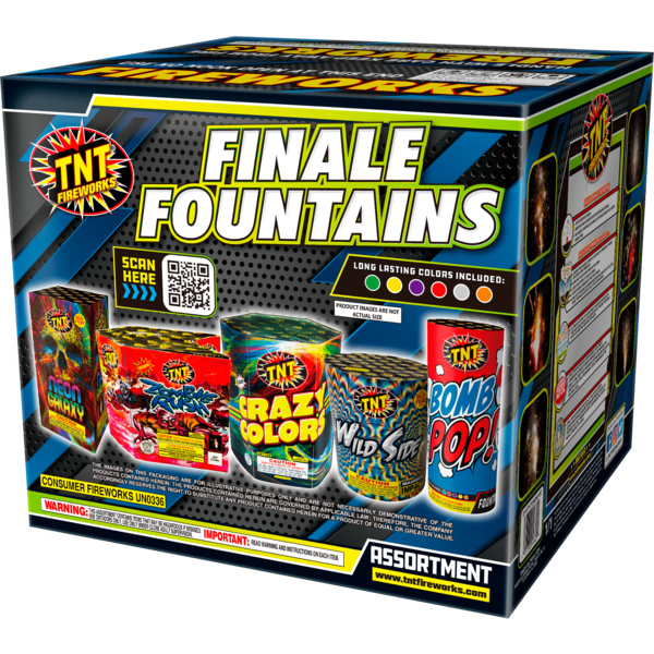 Firework Fountains Finale Fountain Box