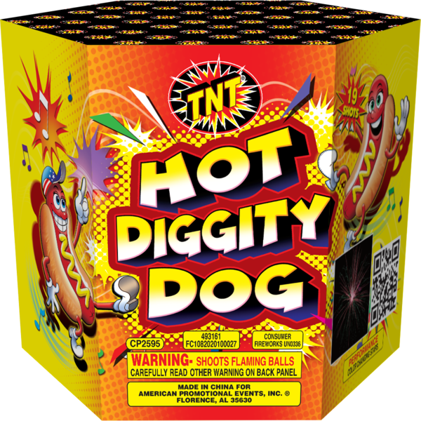 Firework Multi Aerials Hot Diggity Dog