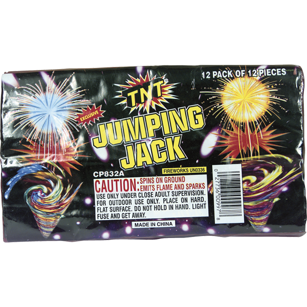 Firework Ground Spinners Jumping Jacks