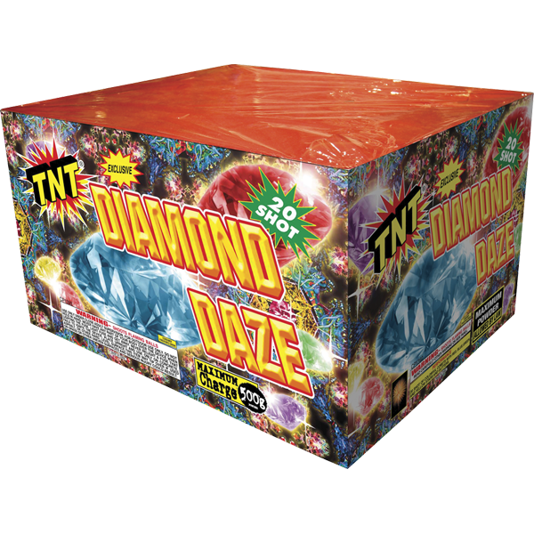 500 Gram Firework Finale Aerials Diamond Daze 