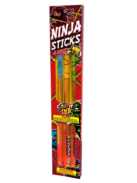 Firework Sparklers & Handheld Ninja Sticks