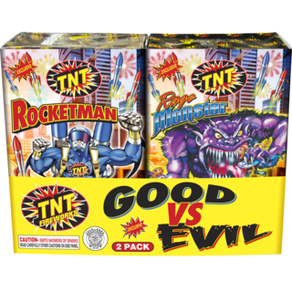 Firework Fountains Good Vs Evil