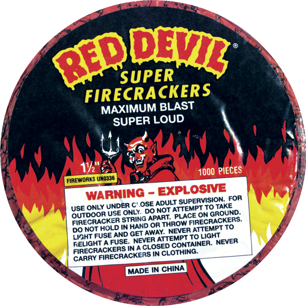 Firework Firecrackers Red Devil 1000 Roll