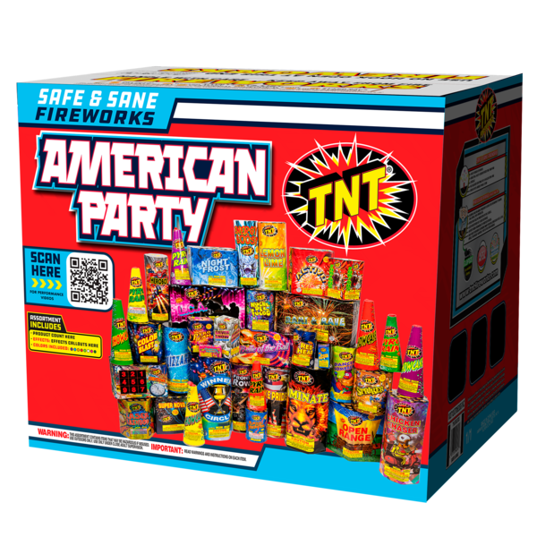 Firework Ground Assortments American Party Assortment