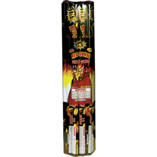 Firework Roman Candles 10 Ball Red Devil Tri Pak