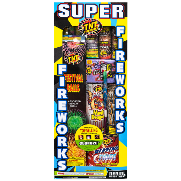 Firework Aerial Assortments Super Tnt   Full C