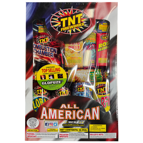 Firework Ground Assortments All American   California