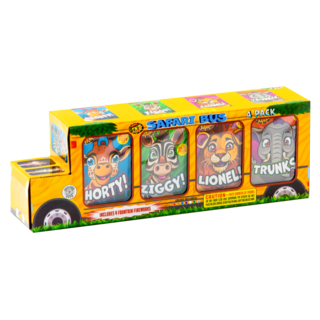 Firework Fountains Safari Bus 4 Pack