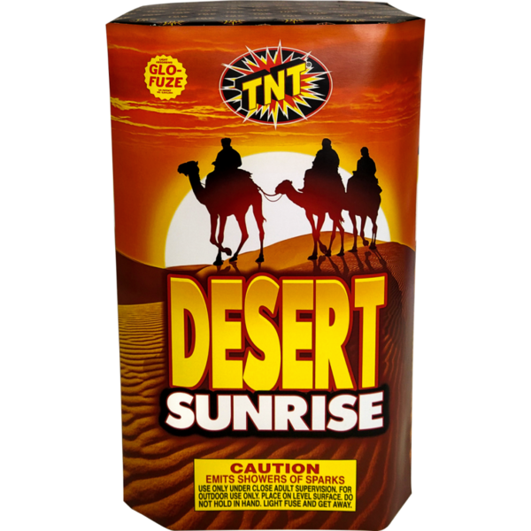 500 Gram Firework Fountains Desert Sunrise