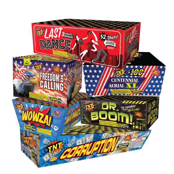 500 Gram Firework Pre-Built Shows Stand/Tent Xl Aerial Show