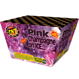 500 Gram Firework Finale Aerials Pink Champagne On Ice