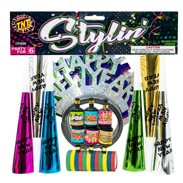 Firework Novelty Assortments Stylin New Year Bag