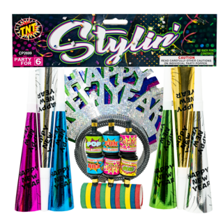 Firework Novelty Assortments Stylin New Year Bag