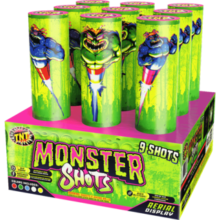 500 Gram Firework Finale Aerials Monster Shots