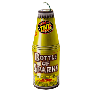 Firework Fountains Bottle Of Sparks