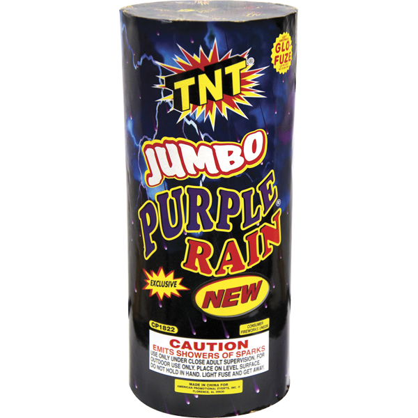 Firework Fountains Jumbo Purple Rain 