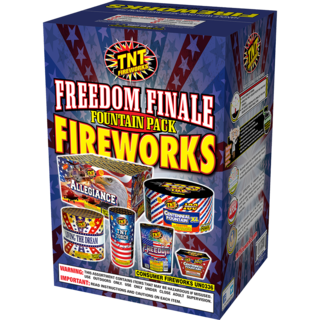 Firework Ground Assortments Freedom Fountain Box