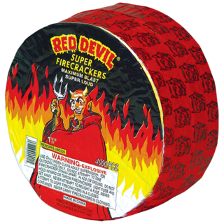 Firework Firecrackers Red Devil 4000 Roll