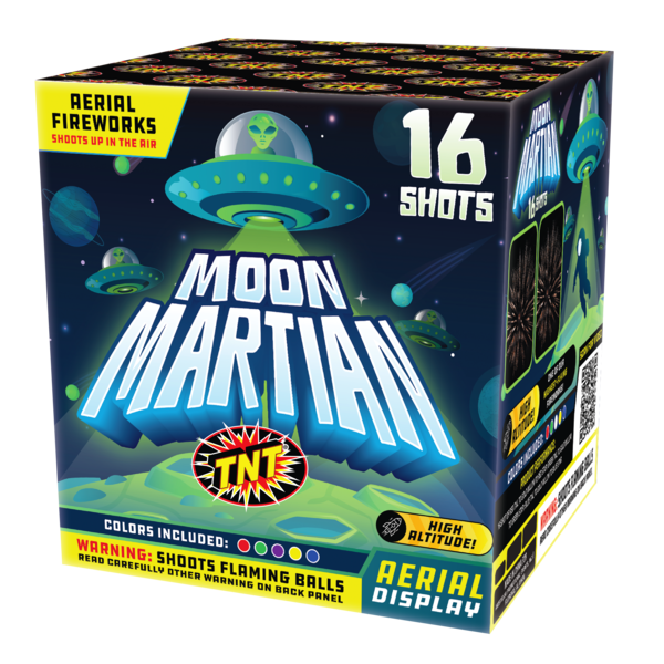 Firework Multi Aerials Moon Martian