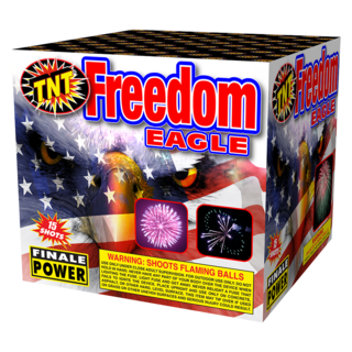 500 Gram Firework Finale Aerials Freedom Eagle