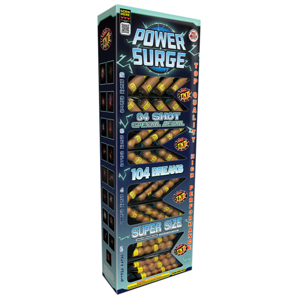 500 Gram Firework Reloadables Power Surge   