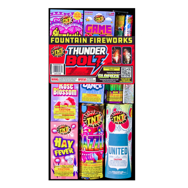 Firework Fountains Thunder Bolt