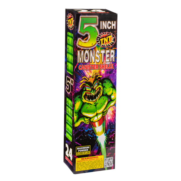 500 Gram Firework Reloadables Monster 5 Inch Canister Shells